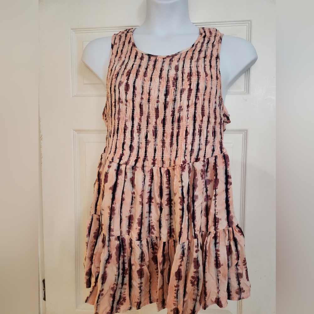 Torrid Tie Dye Babydoll Tank